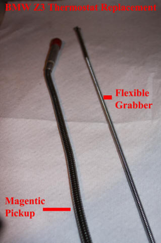 BMW Z3 How to Replace the Thermostat.